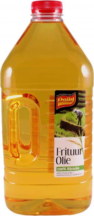 Daily frituurolie 100% rijstolie rice bran oil l'huile de riz reisoil 2 liter