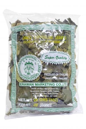 Erawan dried kafferlime leaves citroenblad purutblad