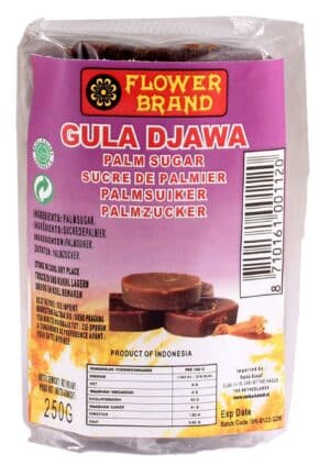 palm suiker gula djawa schijf 250 gram