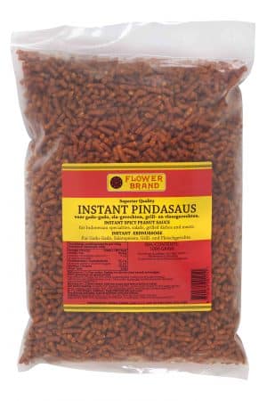 Flowerbrand instant pindasaus spicy peanut sauce satesaus