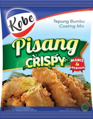 Kobe Pisang Crispy manis renyah 75 gram tepung bumbu coating mix