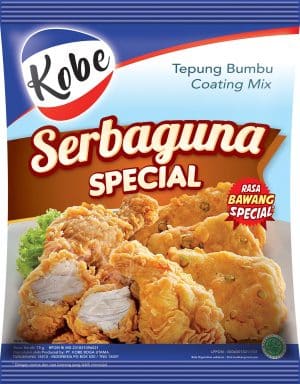 Kobe Tepung Bumbu coating mix Serbaguna Special rasa bawang 75 gram