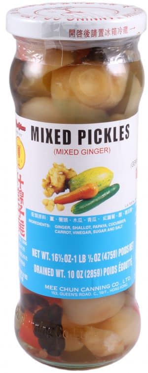 Mee Chun Mixed pickles mixed ginger pot 475 gram
