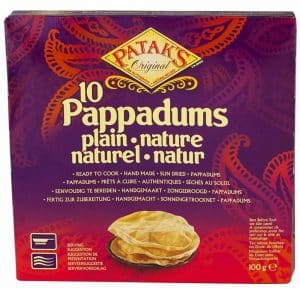 Patak's Plain Pappadums 12x100 g