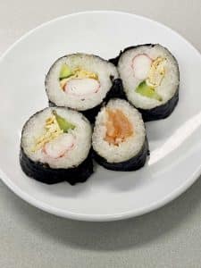 Sushi homemade met Vanka-Kawat kleefrijst