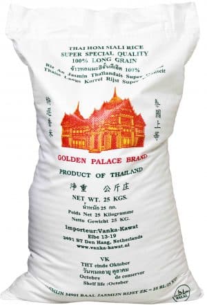 Vanka-Kawat Golden Palace Thai Hom Mali Rice jasmijnrijst 25kg