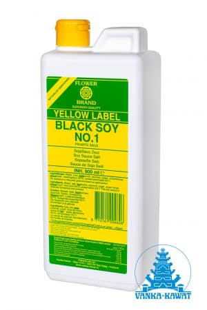 Vanka-Kawat flowerbrand black label soy no1 sojasaus 900ml
