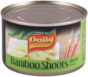 daily bamboo shoots sliced