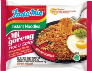 indomie mi goreng hot & spicy noodles