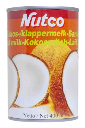 nutco klappermelk kokos kokosmelk cocosmelk klapper cocos melk milk halal 400ml