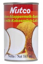 nutco klappermelk kokosmelk cocosmelk klapper cocos kokos melk milk halal 165ml