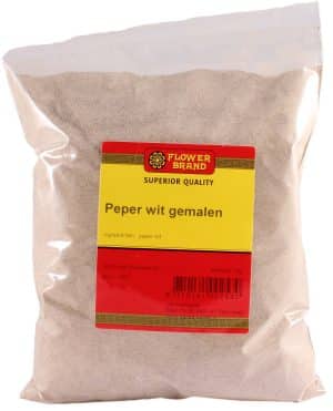 witte gemalen peper