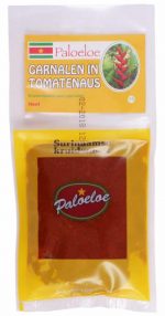 Paloeloe Surinaamse kruidenmix garnalen in tomatensaus