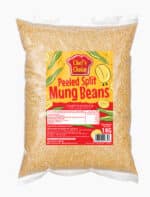 peeled split mung beans geel
