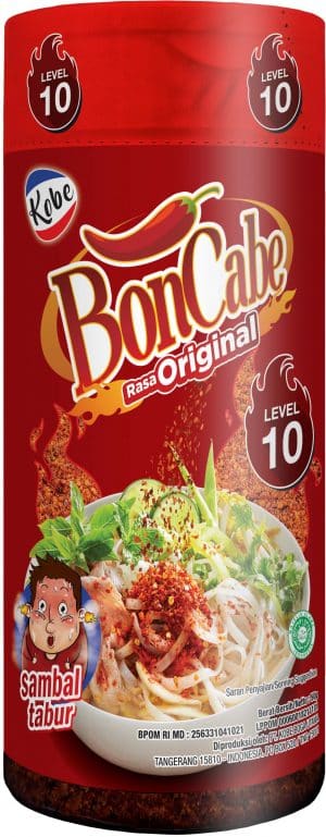 Kobe Boncabe sambal tabur rasa original level 10