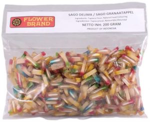 Flowerbrand sago delima granaatappel