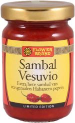 Flowerbrand sambal vesuvio habanero 100 gram