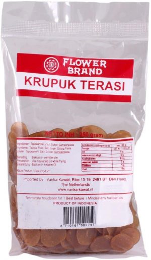 Flowerbrand krupuk terasi