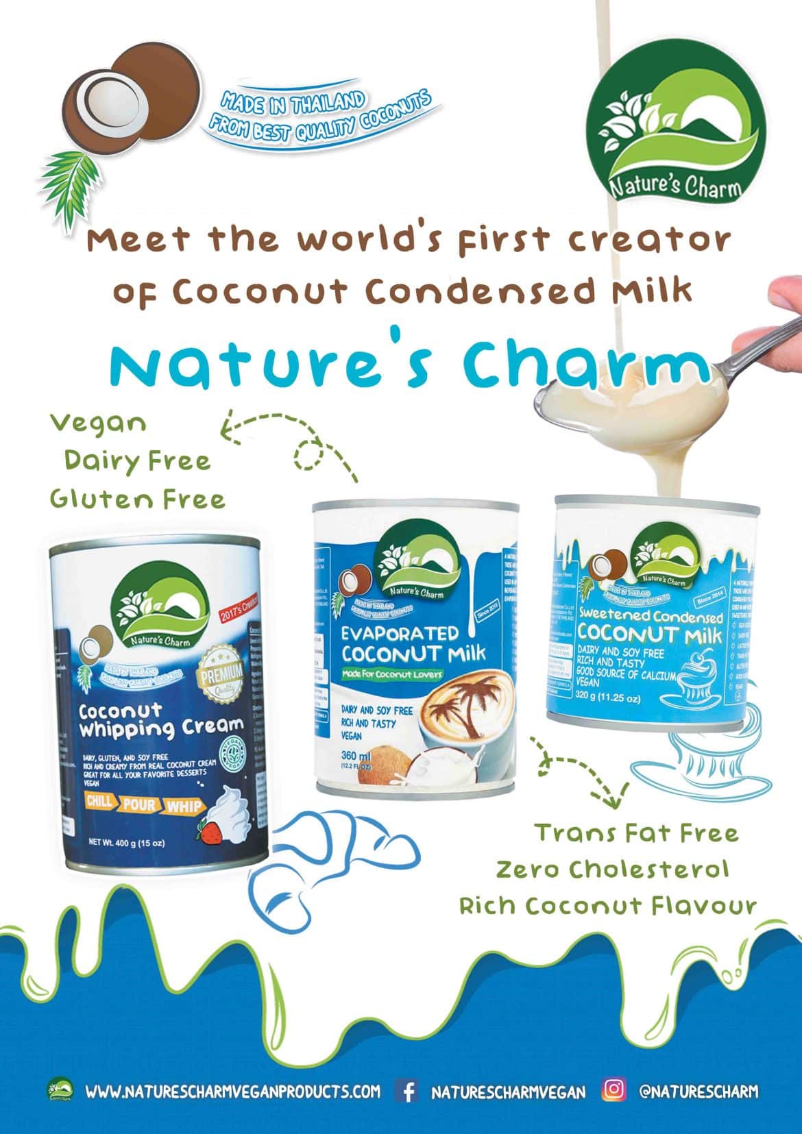 Nature’s Charm Coconut Slagroom whipping cream