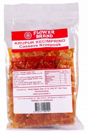 Flowerbrand krupuk kecimpring cassave kroepoek