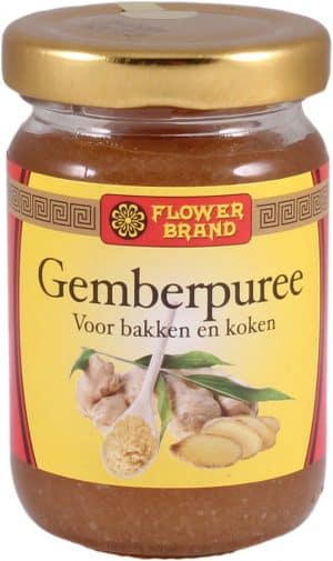 Flowerbrand gemberpuree 100 gram