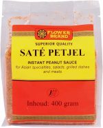 Flowerbrand sate petjel instant peanut sauce 400 gram