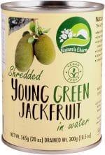 Vegan Nature’s Charm young green jackfruit shredded in water. Zoals u gewend bent is ook dit Nature’s Charm product geheel natuurlijk, glutenvrij en Halal.