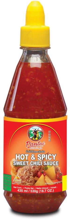 Pantainorasingh hot and spicy chili sauce pet 435ml