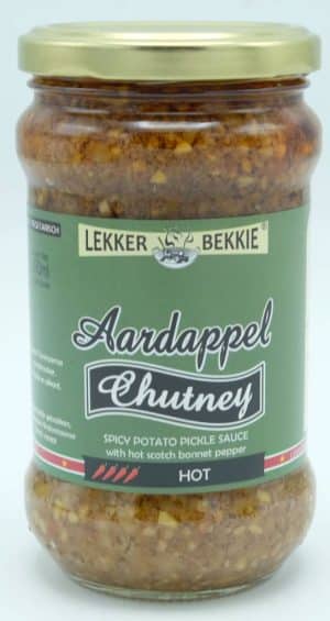 Lekkerbekkie aardappel chutney heet 290ml