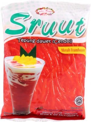 Sruut tepung dawet cendol tjendol frambozen