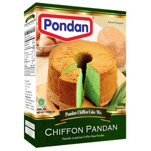 Pondan cakemix chiffon pandan