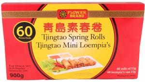 Flowerbrand tjingtao spring rolls mini loempia 900gram