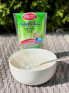 Wong Coco Nata de Coco sari kelapa coconut fibre cocopandan flavour in the sun