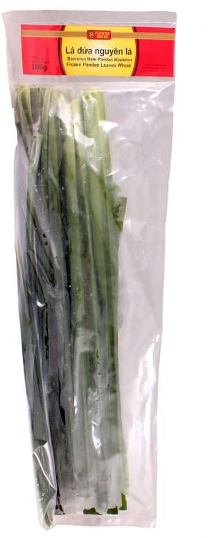 Flowerbrand bevroren hele pandan bladeren la dua nguyen la pandan leaves 100 gram