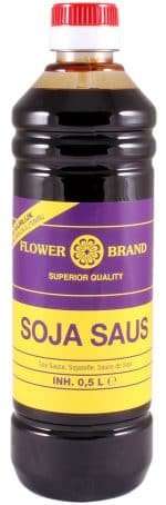 Flowerbrand suprior quality sojasaus petfles 500ml natuurlijk gebrouwen en glutenvrij