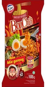 Kobe BonChili instant noodle mee goreng spicy level 10