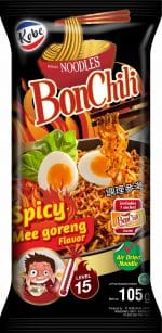 Kobe BonChili noodles spicy mee goreng level 15