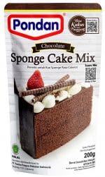 Pondan sponge cakemix chocolate cokelat 200g