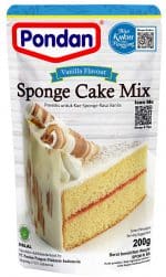 Pondan sponge cakemix vanilla vanille 200g