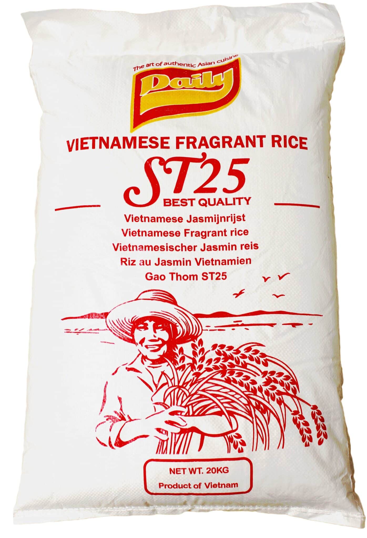 Vietnamese ST25 geurige jasmijn rijst